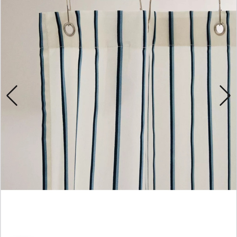 ZARA HOME Striped Shower Curtain - Picture 3 of 6